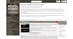 Desktop Screenshot of medscihypotheses.com