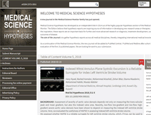 Tablet Screenshot of medscihypotheses.com